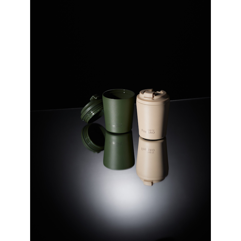 Thumbnail of Fressko Piccolo 4oz/118ml Reusable Coffee Cup, Ceramic - Khaki image