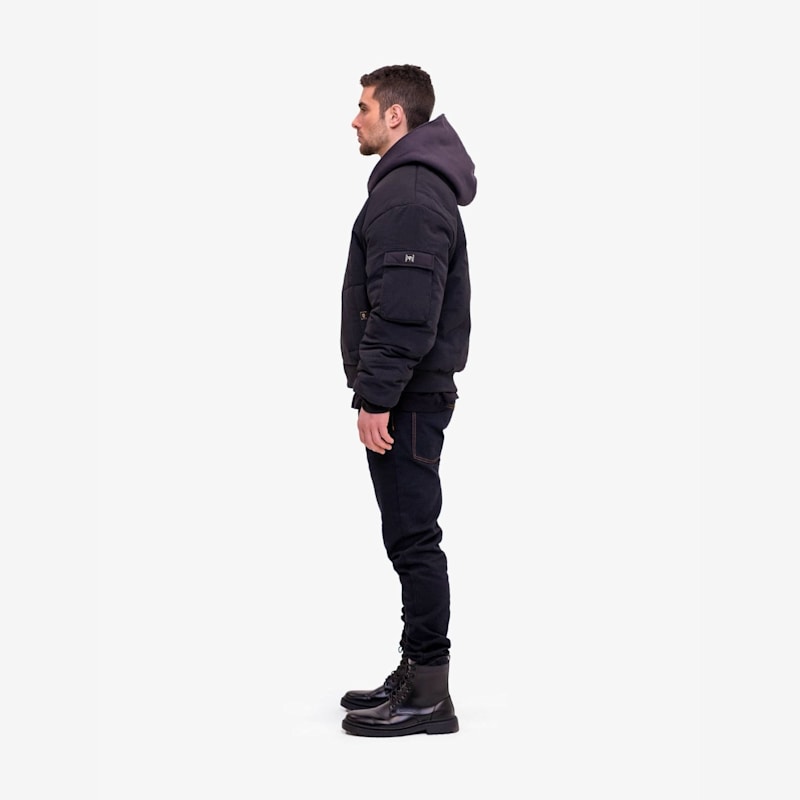 Thumbnail of Reversible Bomber Jacket In Black image