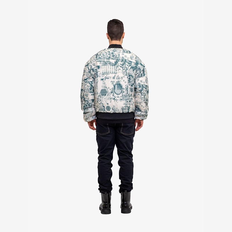 Thumbnail of Reversible Bomber Jacket In Black image