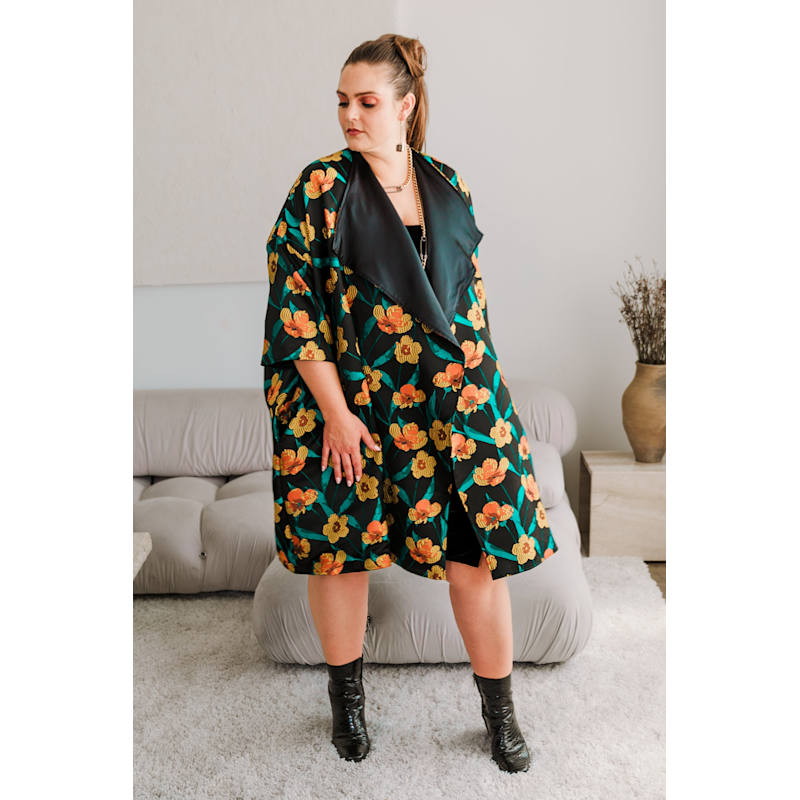 Reversible Opera Coat In Zaza | byVINNIK | Wolf & Badger