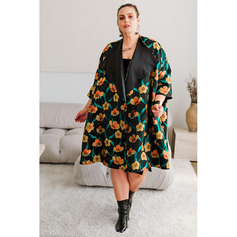 Reversible Opera Coat In Zaza | byVINNIK | Wolf & Badger