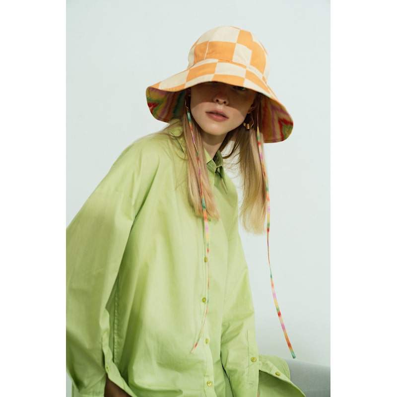 Thumbnail of Day Dream Reversible Sun Hat - Rainbow image