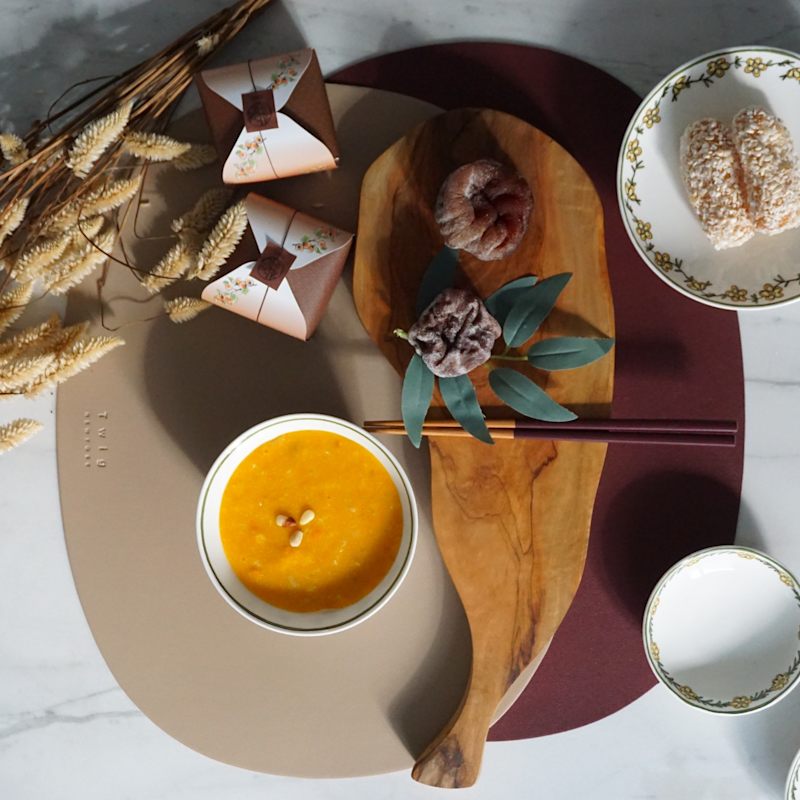 Thumbnail of Deco Placemats, Set Of Two - Milky Brown image