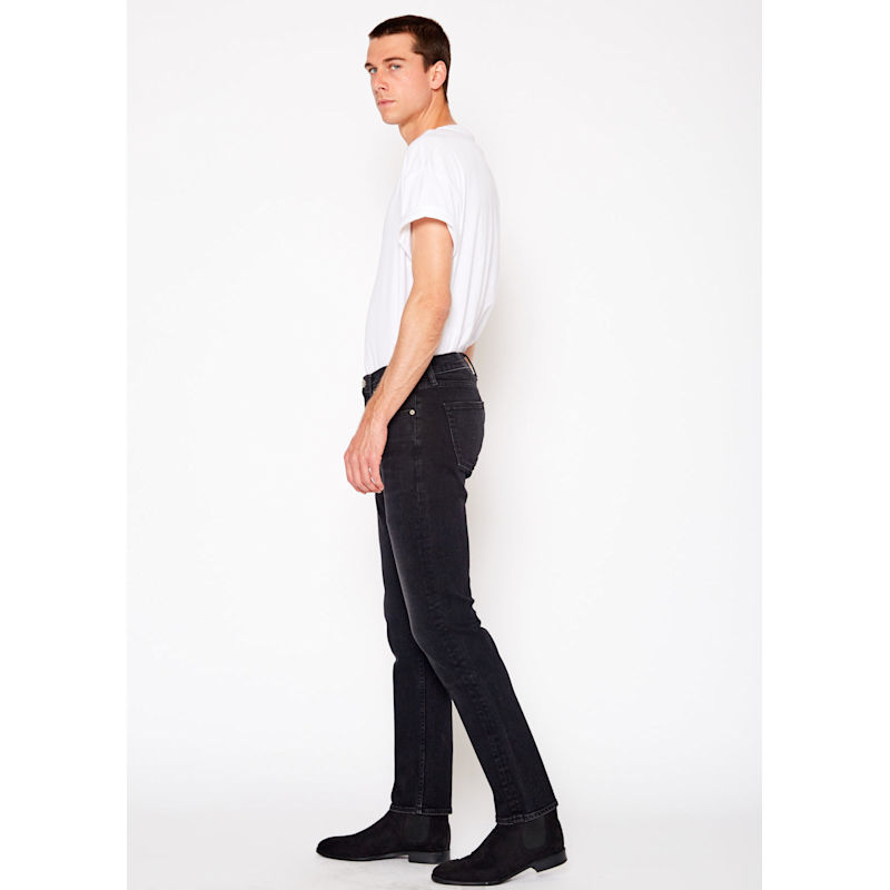 Thumbnail of Men's Brooklyn Stretch Slim Fit Jeans In Pitch Black - Thirty Two Inseam image