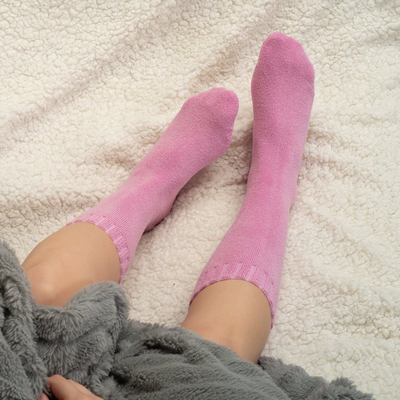 Thumbnail of Ribbed Cuff Women's Bed Socks – Pink image