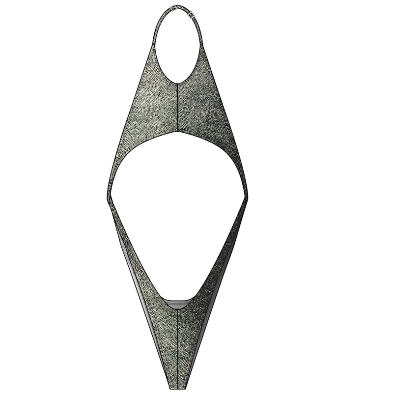 Ricci One Piece Swimsuit - Chrome Silver | Minimale Animale
