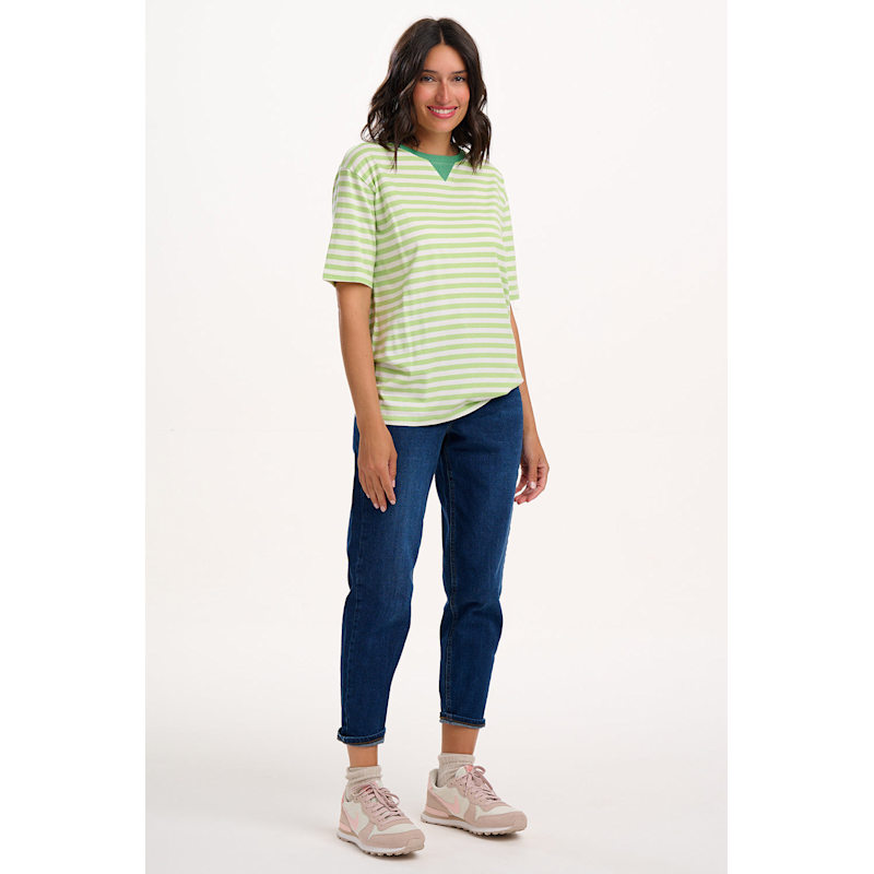 Thumbnail of Riley Relaxed T-Shirt Green, Off White, Shb Flower image