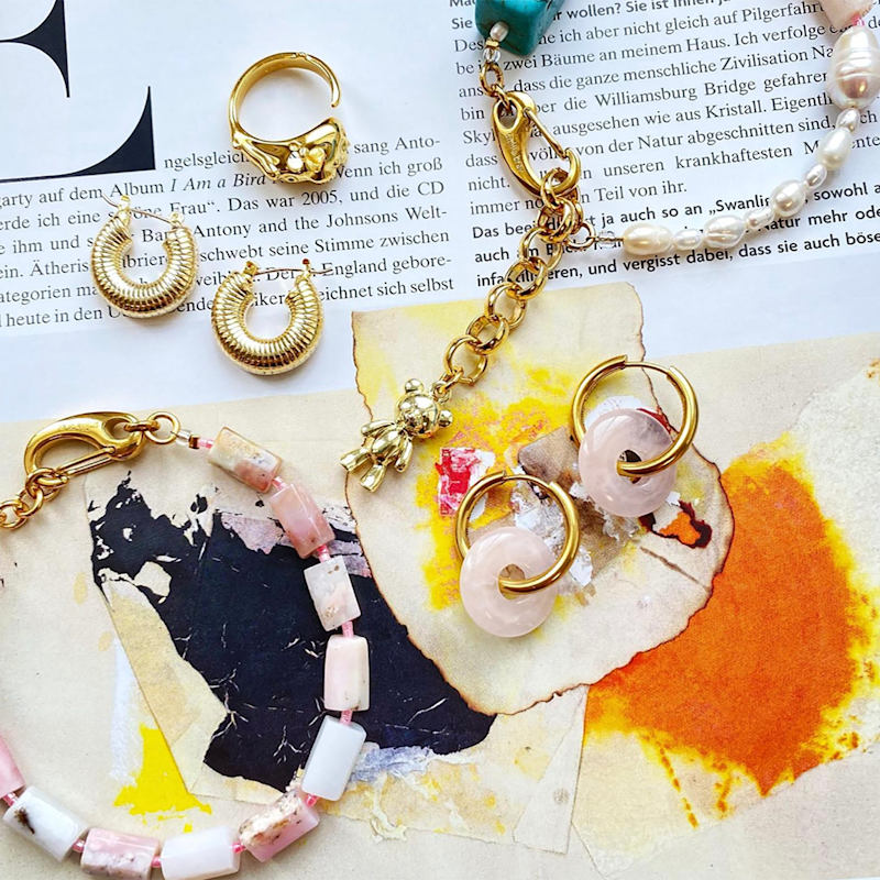 Thumbnail of Rose Quartz Earrings image