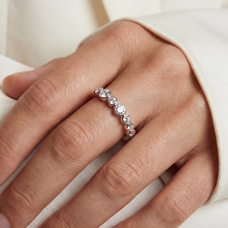 Thumbnail of Ring Sardinien - White - Silver image
