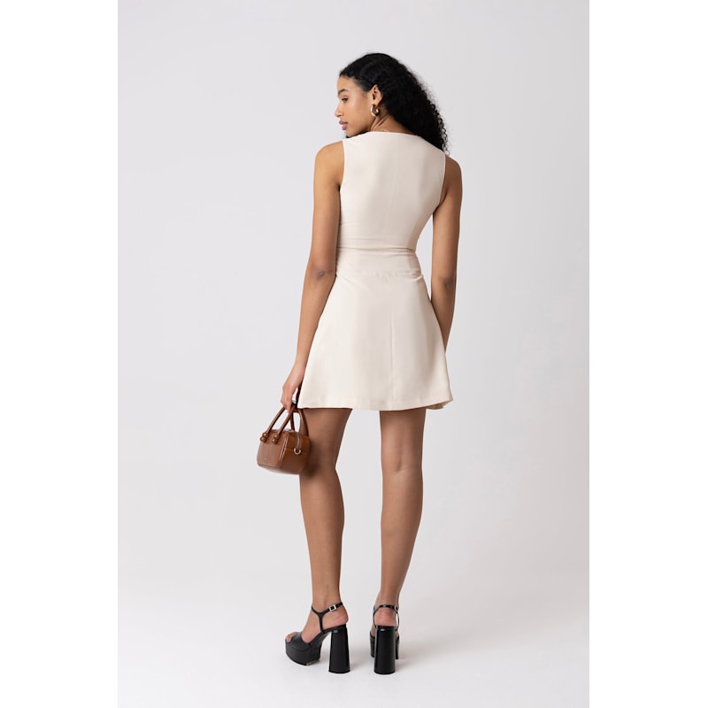 Thumbnail of Rita Beige Aline Dress image