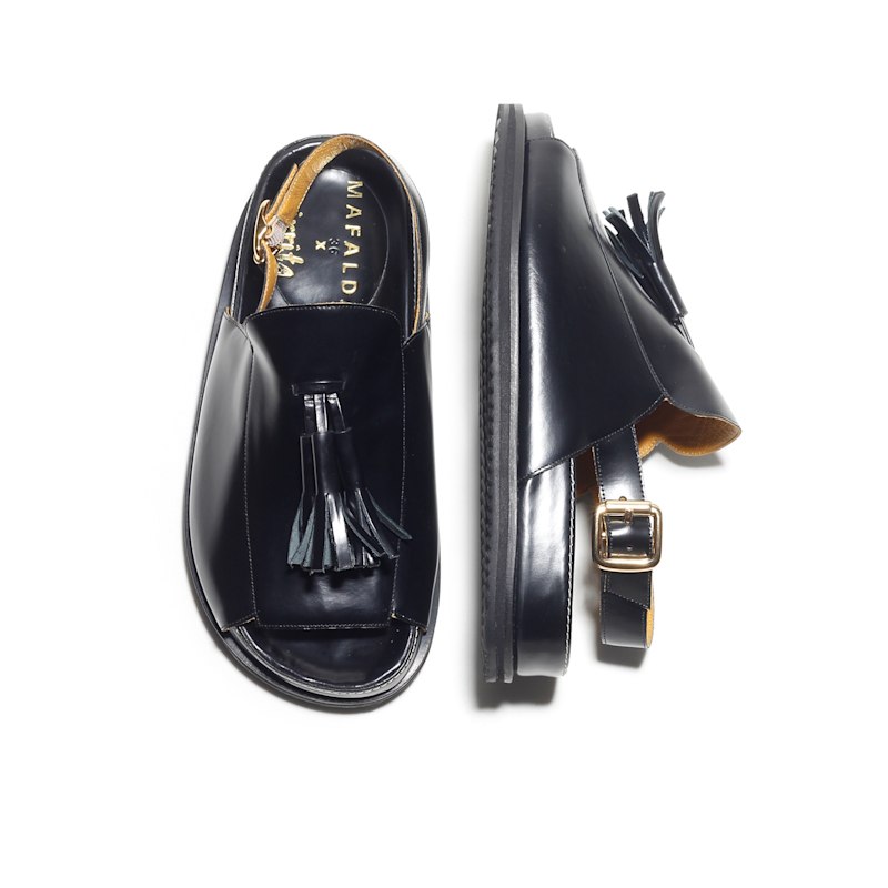 knee length dresses for ladies Black Block Heel Strappy Dress Sandals