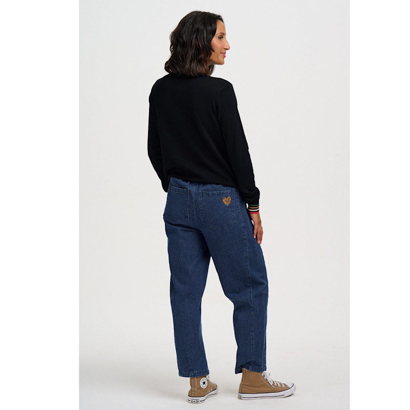 Thumbnail of Rita Sweater Black, Woodland Scene image