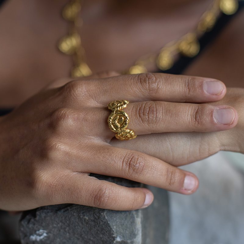Thumbnail of Nautilus Chunky Ring Gold image