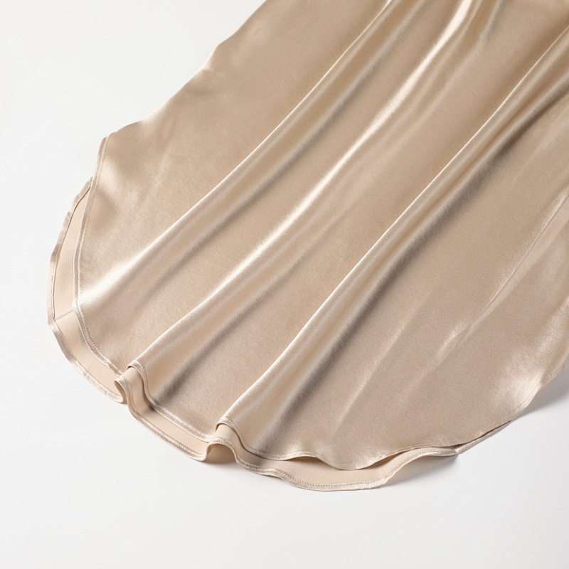 Thumbnail of River Nymph Pure Silk Slip Dress - Beige image