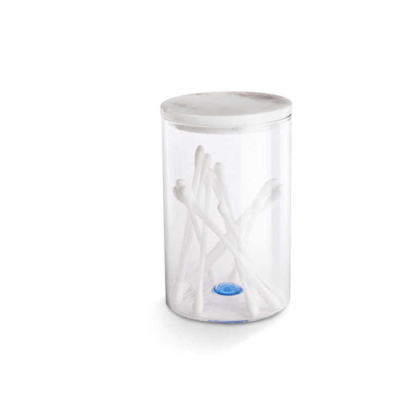 Thumbnail of Bathroom Tumbler with White Marble Lid image