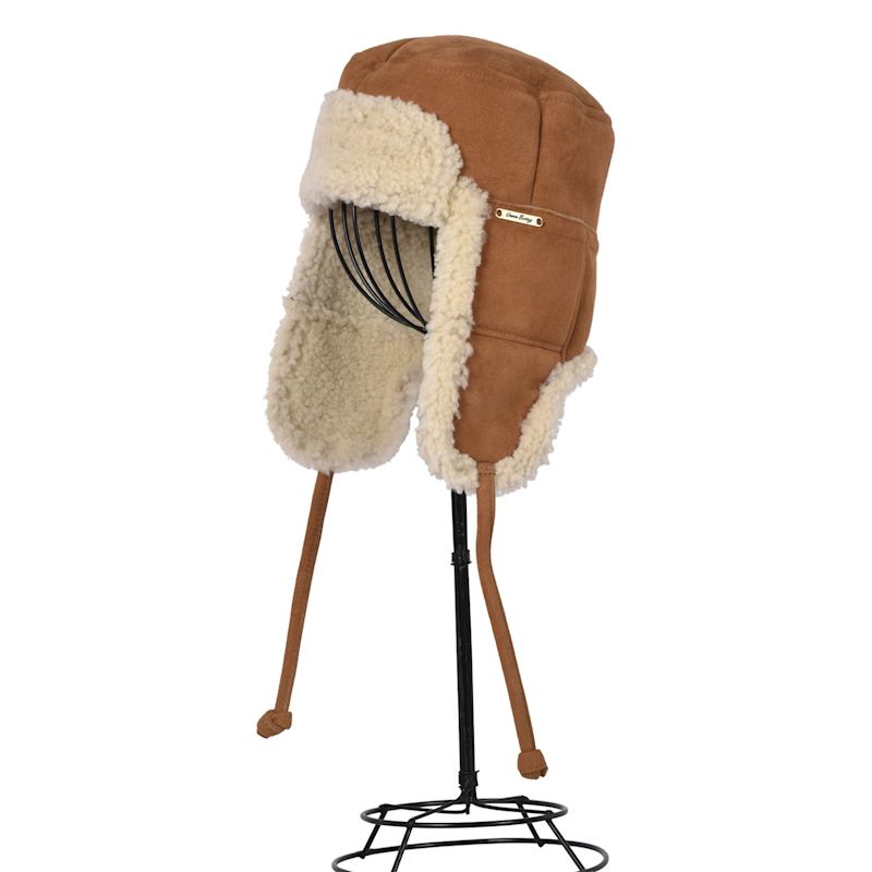 Thumbnail of Sheepskin Trapper Hat Brandy Cream Garth image
