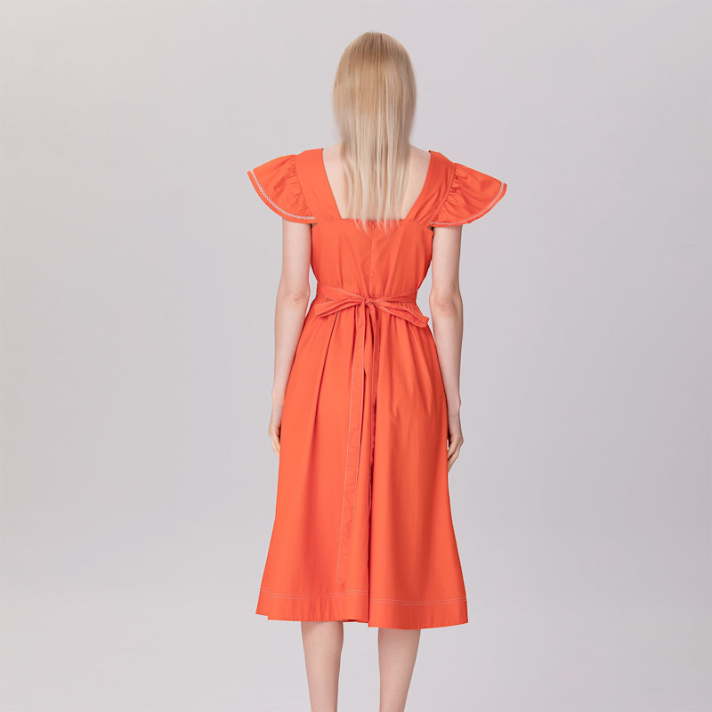 ワンピース caramel ginger dress 10y One-Shoulder Orange Dress with Illusion Sides 37110 | Jovani