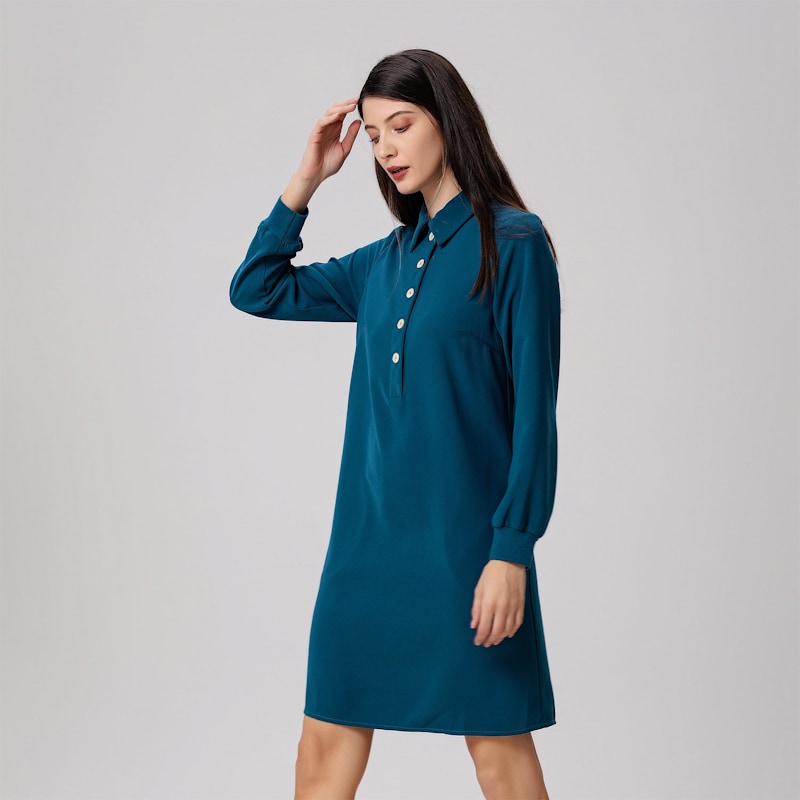 Thumbnail of Polo Dress - Teal image