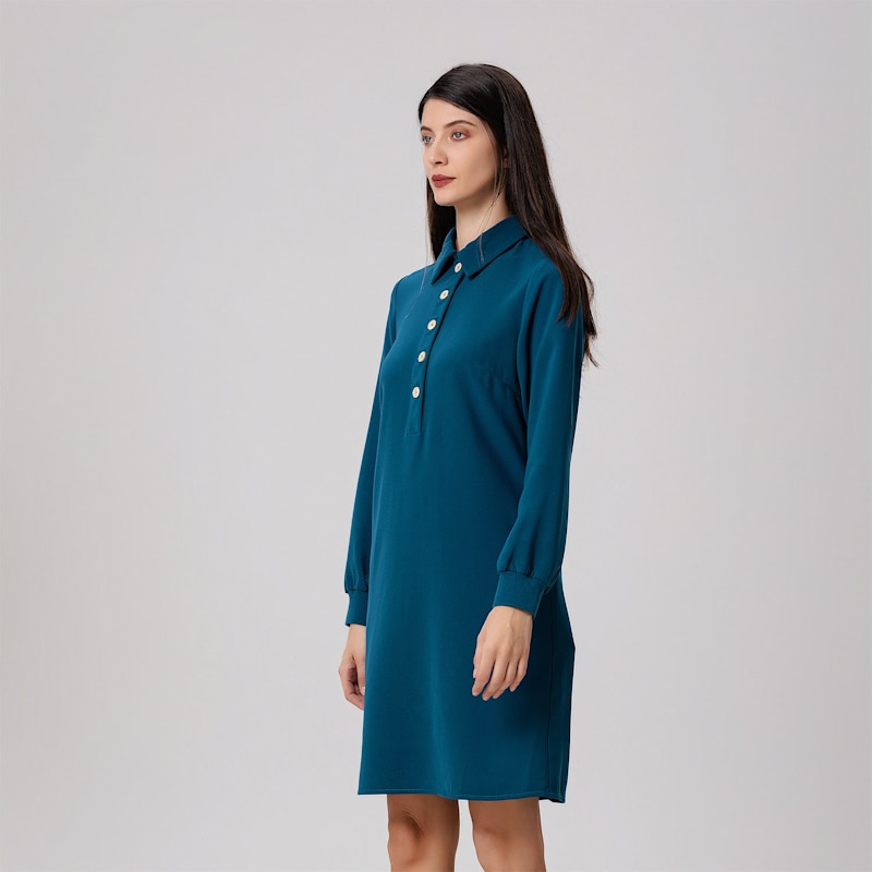 Thumbnail of Polo Dress - Teal image