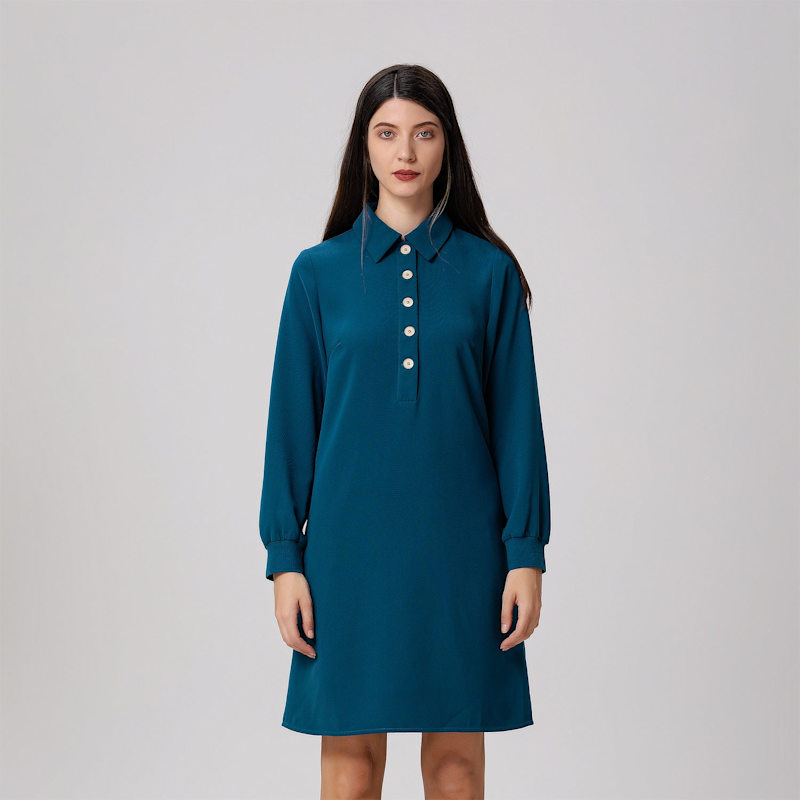 Thumbnail of Polo Dress - Teal image