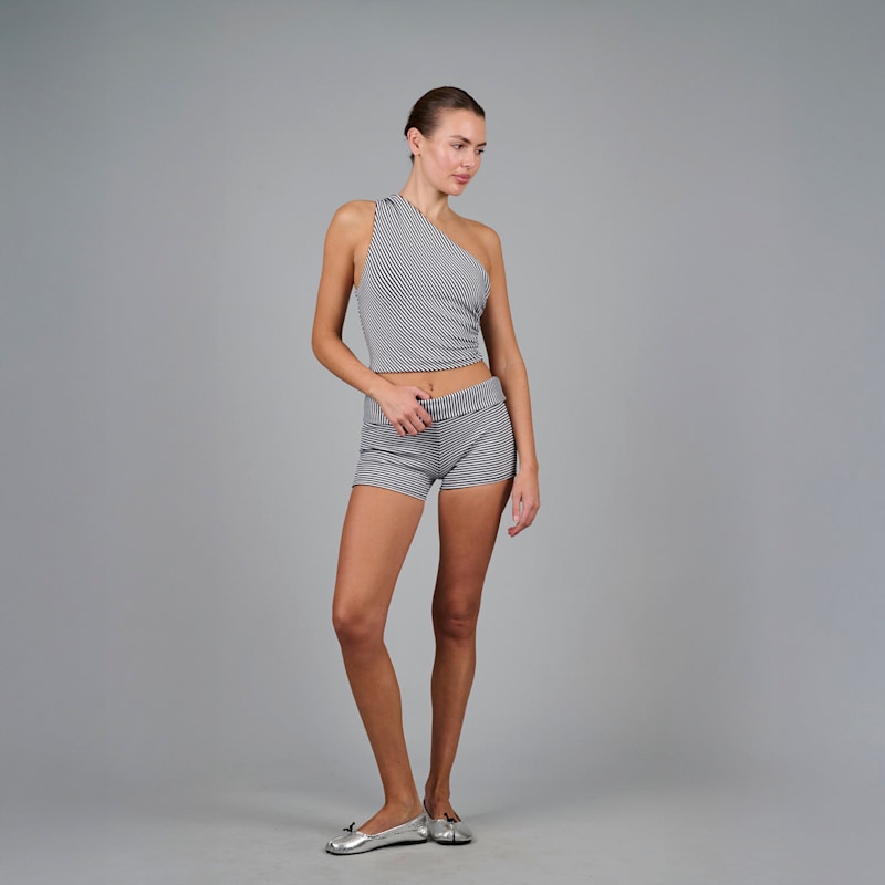 Thumbnail of Roller Girl Top - Black/ White image