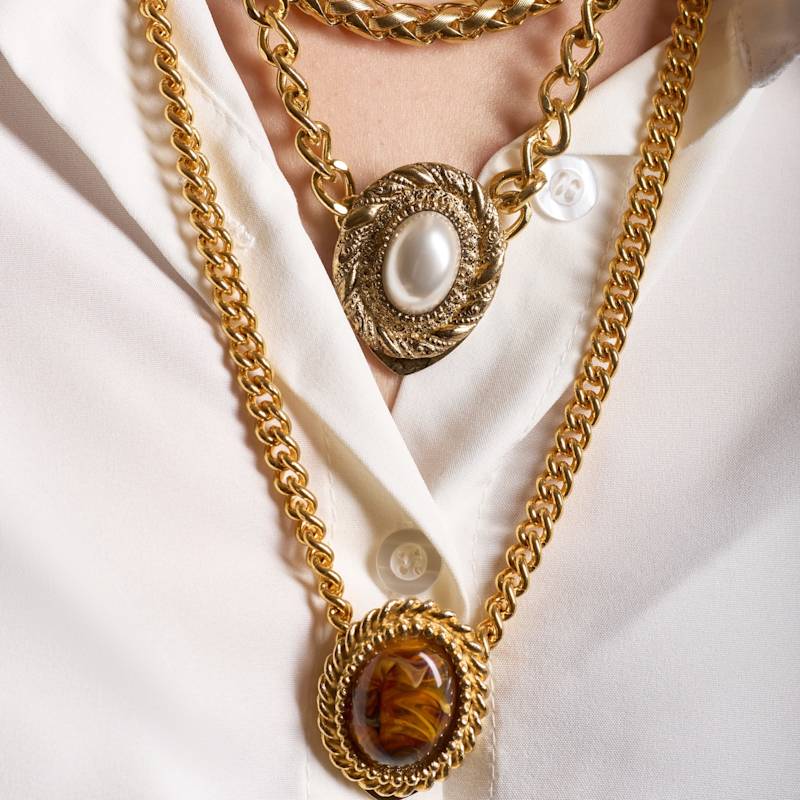Thumbnail of Romance Triple Necklace Set image