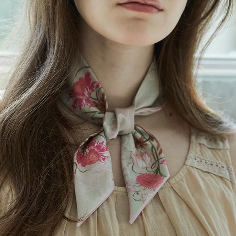 Thumbnail of Romantic Waltz Twilly Scarf image