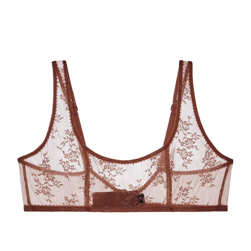 Thumbnail of Romy Scoop Bralette Pecan image