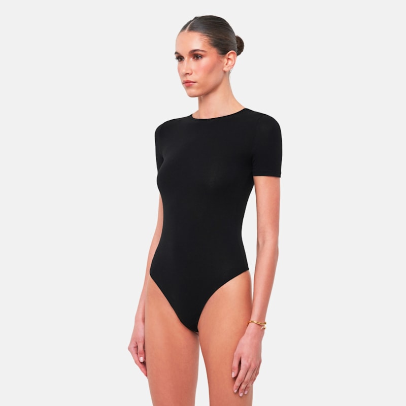 Thumbnail of Rosa Black Basic Bodysuit image