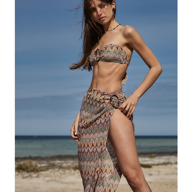 Thumbnail of Rose Blush Broderie Beach Sarong image