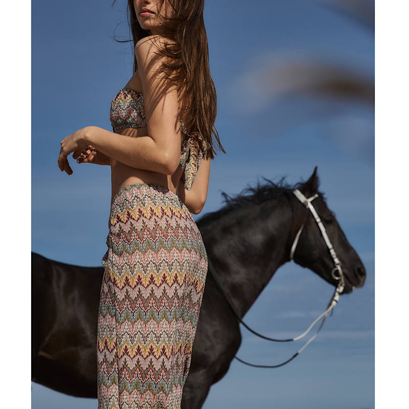 Thumbnail of Rose Blush Broderie Beach Sarong image