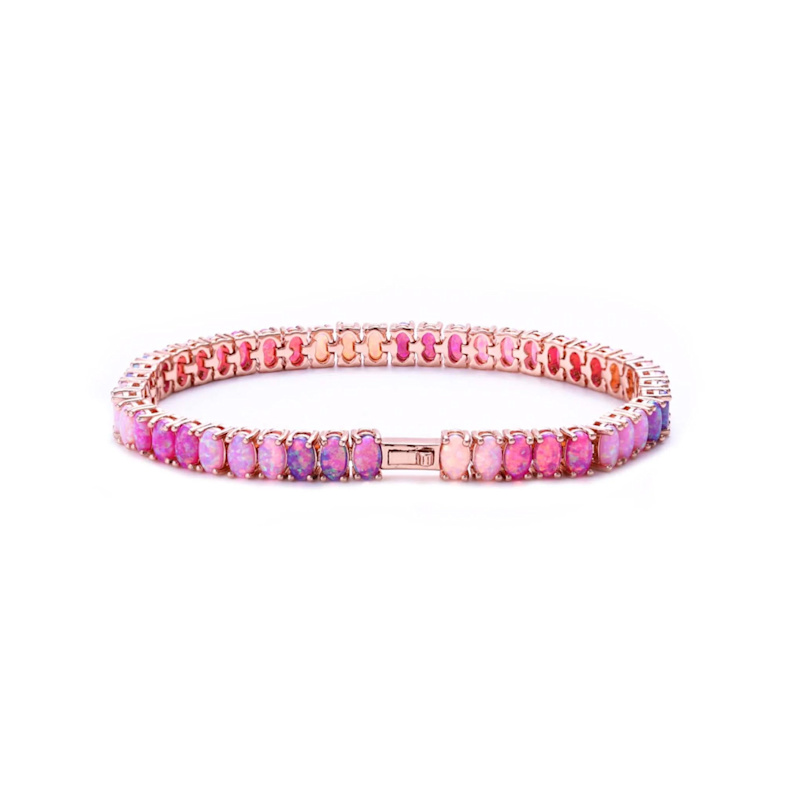 Rose Gold Pink Ombre Candy Bracelet La Kaiser Wolf Badger