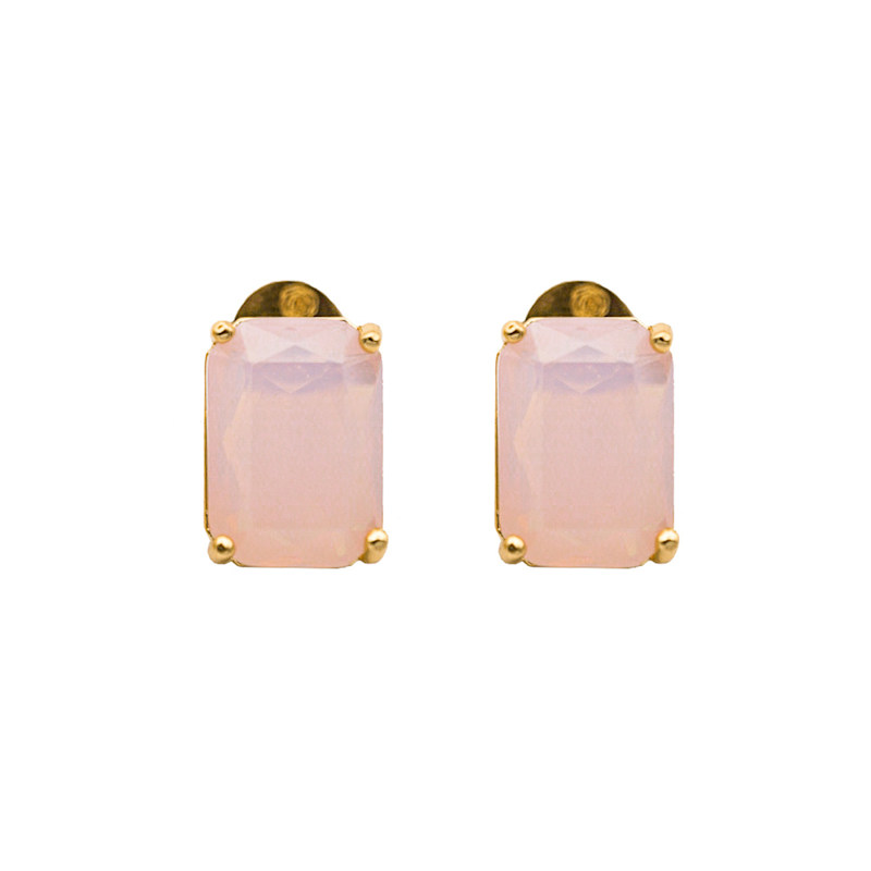 Thumbnail of Rose Pink Opal Ear Studs image