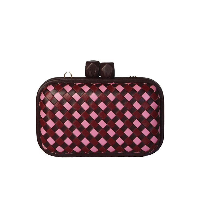 Thumbnail of Rose Woven Crossbody Kukki Clutch image