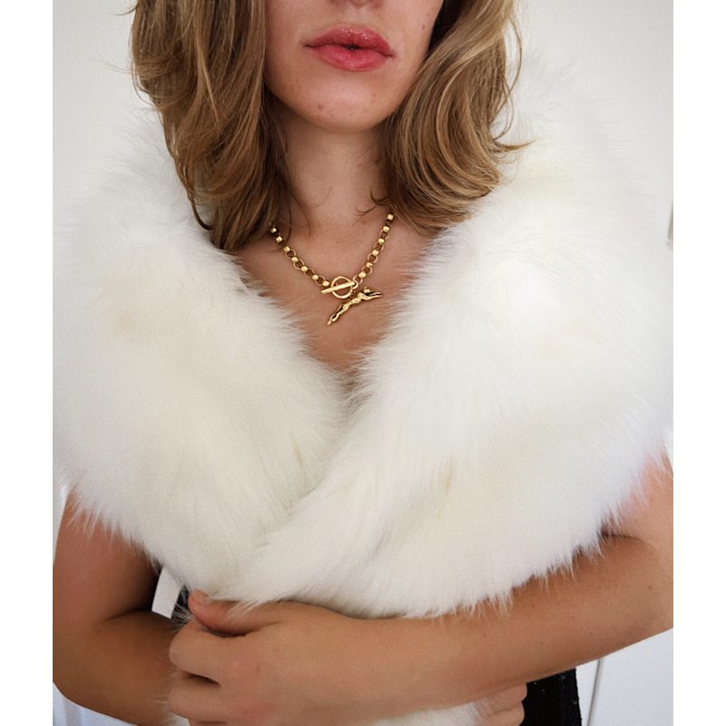 Thumbnail of Roxy Gold Cheetah Necklace image