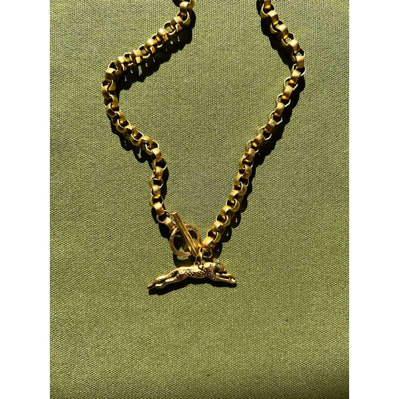 Thumbnail of Roxy Gold Cheetah Necklace image