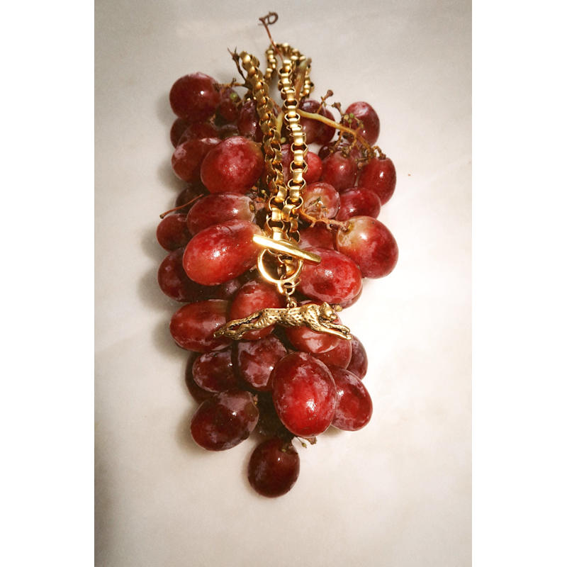 Thumbnail of Roxy Gold Cheetah Necklace image