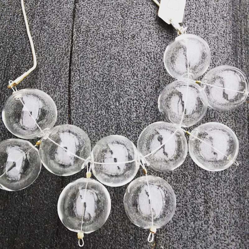 Thumbnail of Royal – Blown Glass Bubbles Necklace image