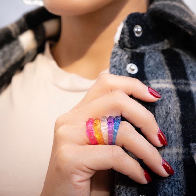 Thumbnail of Bamboo Ring In Pink image