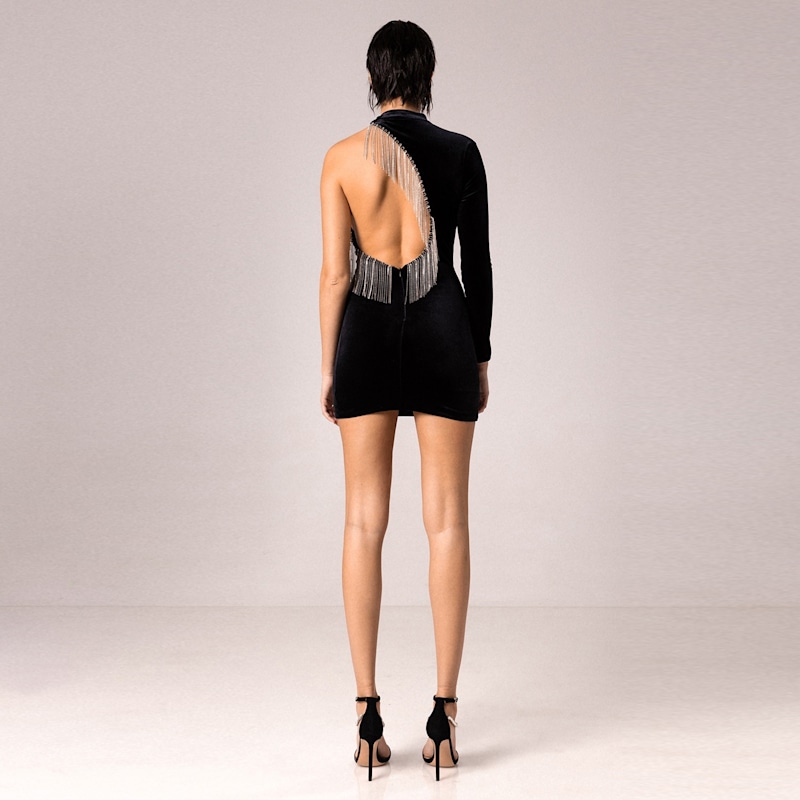 Thumbnail of Embellished Velvet Dress image