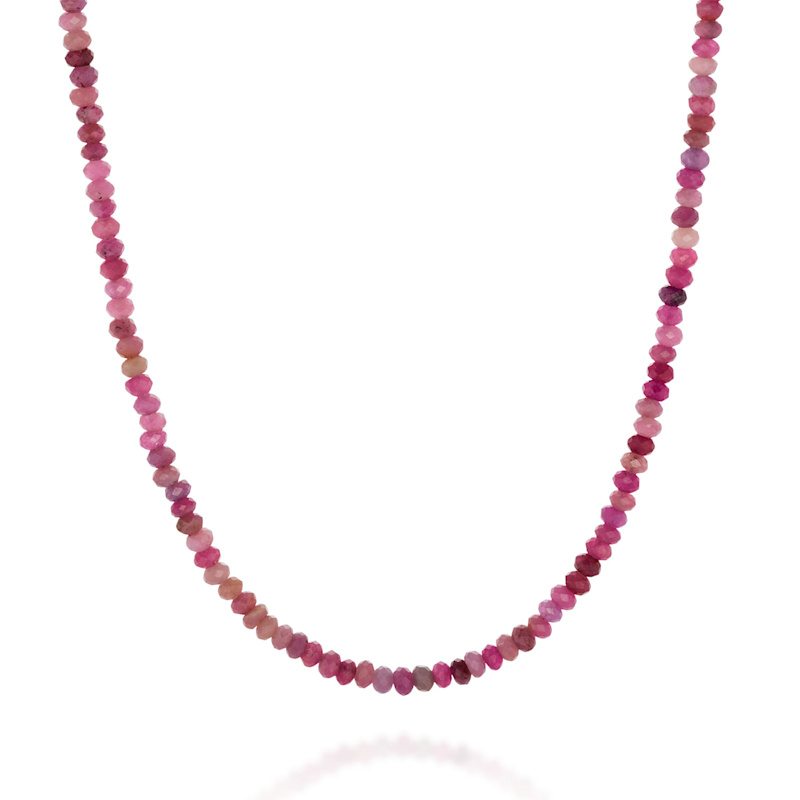 Thumbnail of Ruby Mini Bead Necklace image