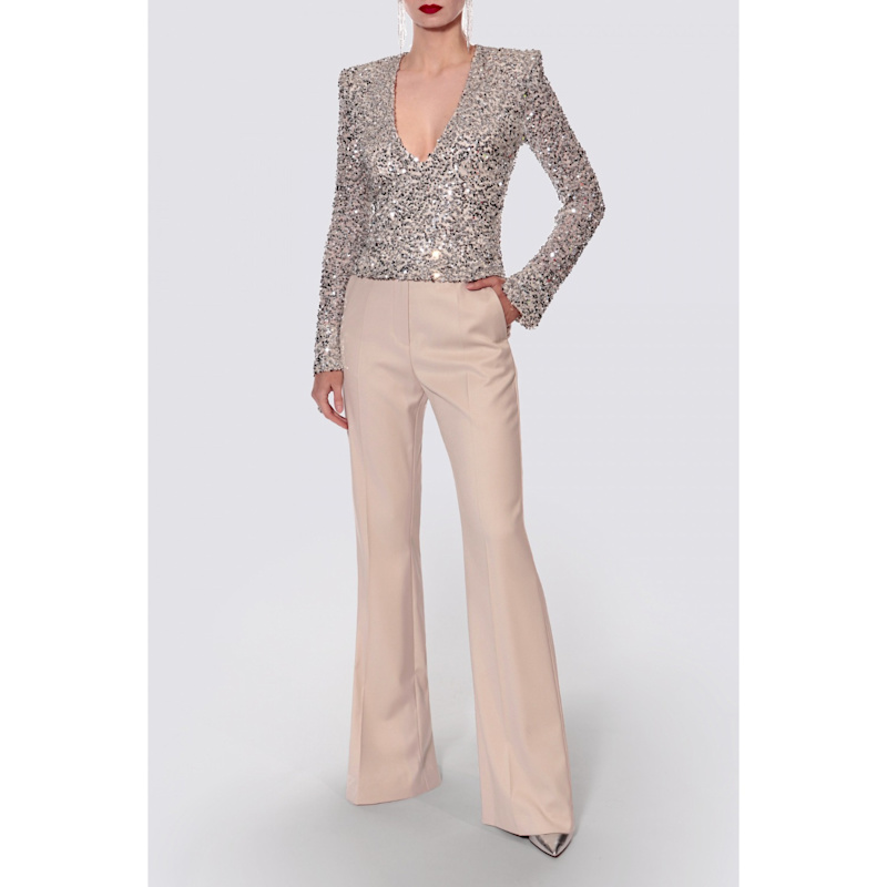 Thumbnail of Ruby Silver Sparkle Sequin Top image