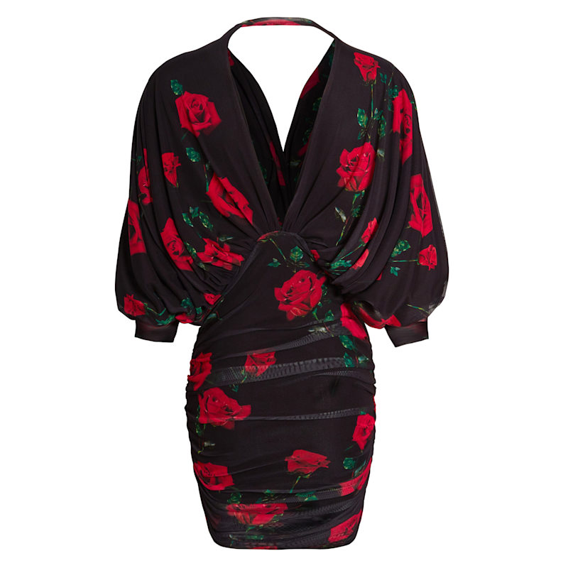 womens midi length dresses Green Lace Satin Midi Dress main image 0