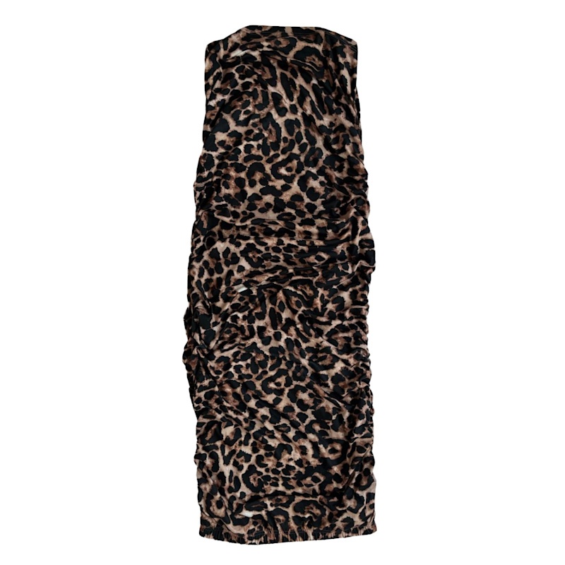 Thumbnail of Ruched Skirt - Leopard - Tall image