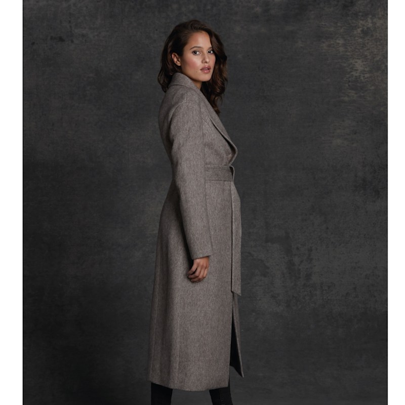 Thumbnail of Taupe Shawl Coat image