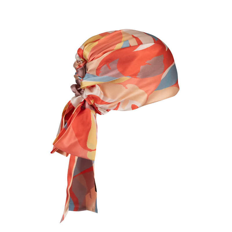 Thumbnail of Sacred Garden - Peach Silk Bandana image
