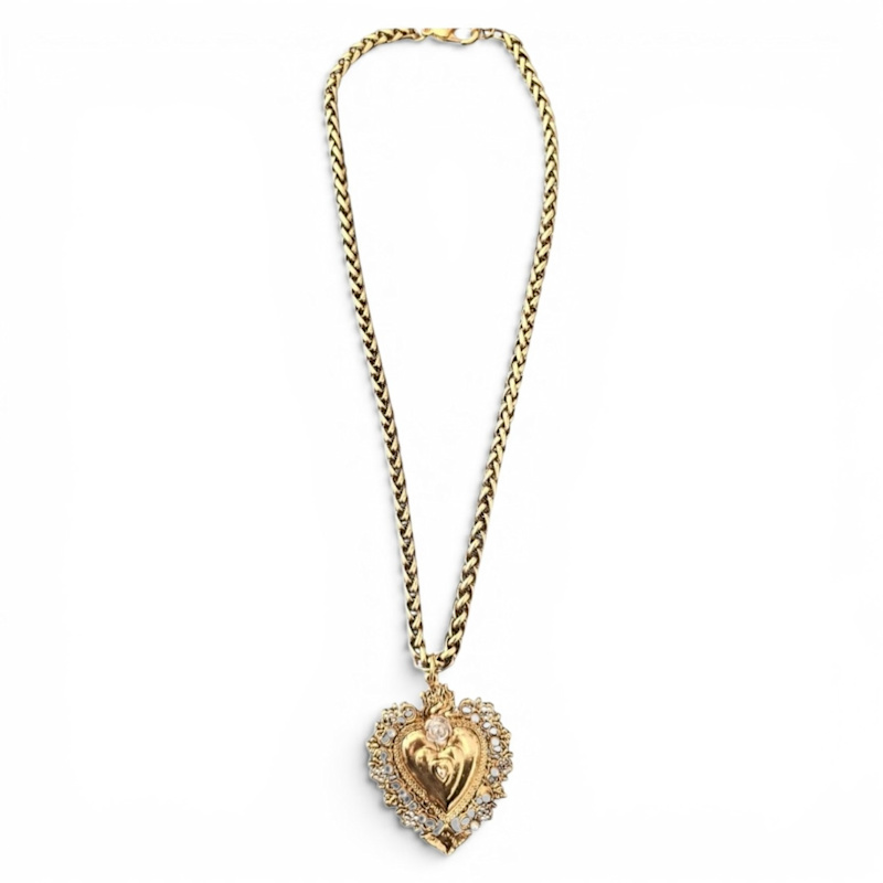 Thumbnail of Sacred Heart Pearl Necklace image