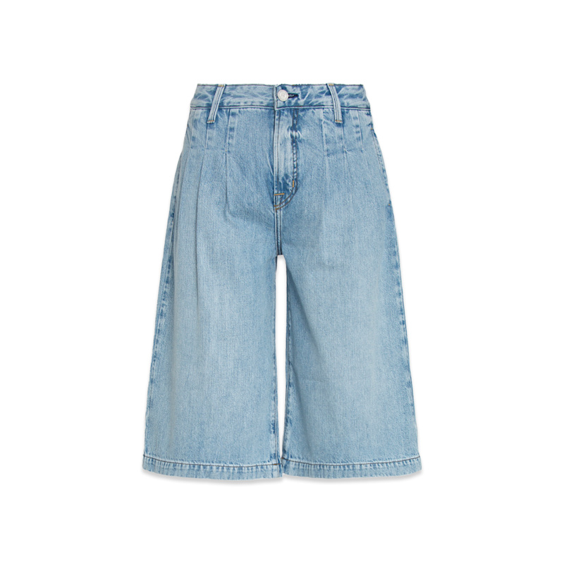 Sadie Pleated Jorts In Cocoa Beach | Noend Denim | Wolf & Badger