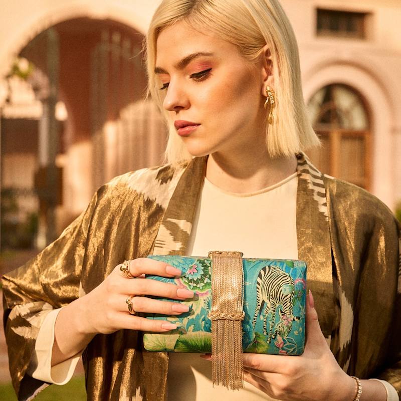 Thumbnail of Safari Fringe Clutch Bag image