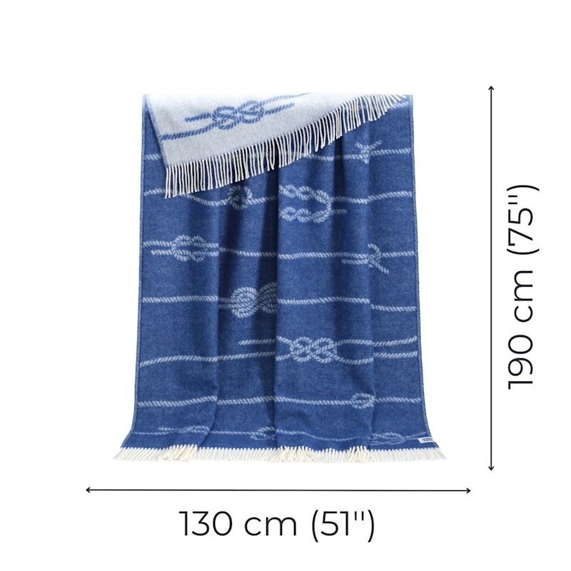 Thumbnail of Sailing Knots Wool Throw image